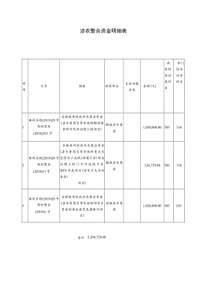 涉农整合资金明细表.docx