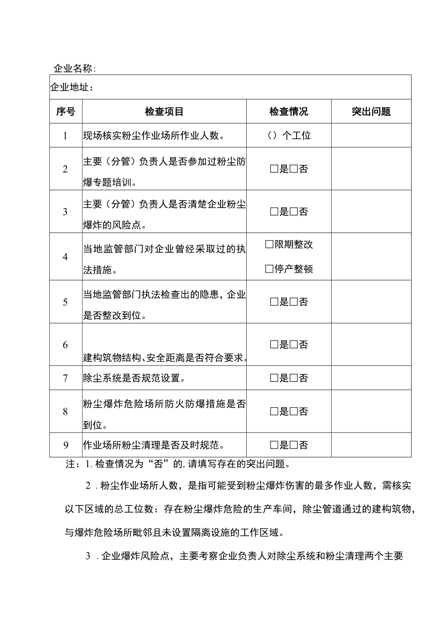 钢铁行业安全生产执法专项行动检查表.docx_第2页