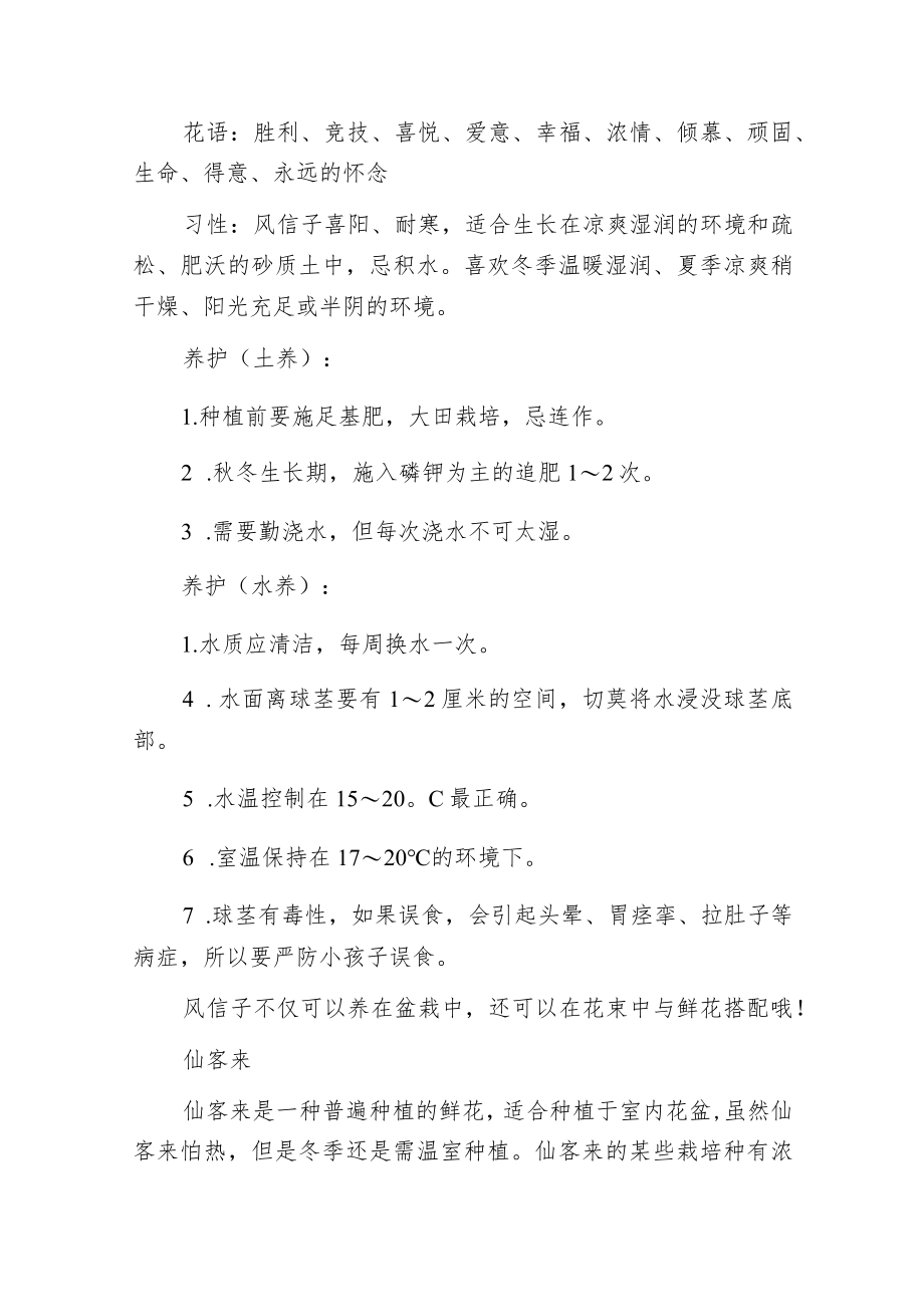 插花艺术：冬天十种好养的花材.docx_第2页