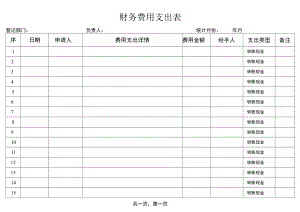 财务费用支出表.docx