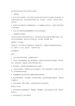 银行营业网点抢夺客户资金突发事件应急预案.docx