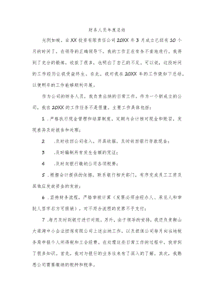 财务人员年度总结.docx