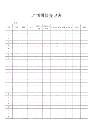 迟到罚款登记表.docx
