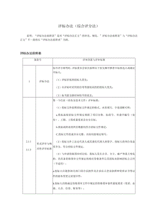 评标办法综合评分法.docx