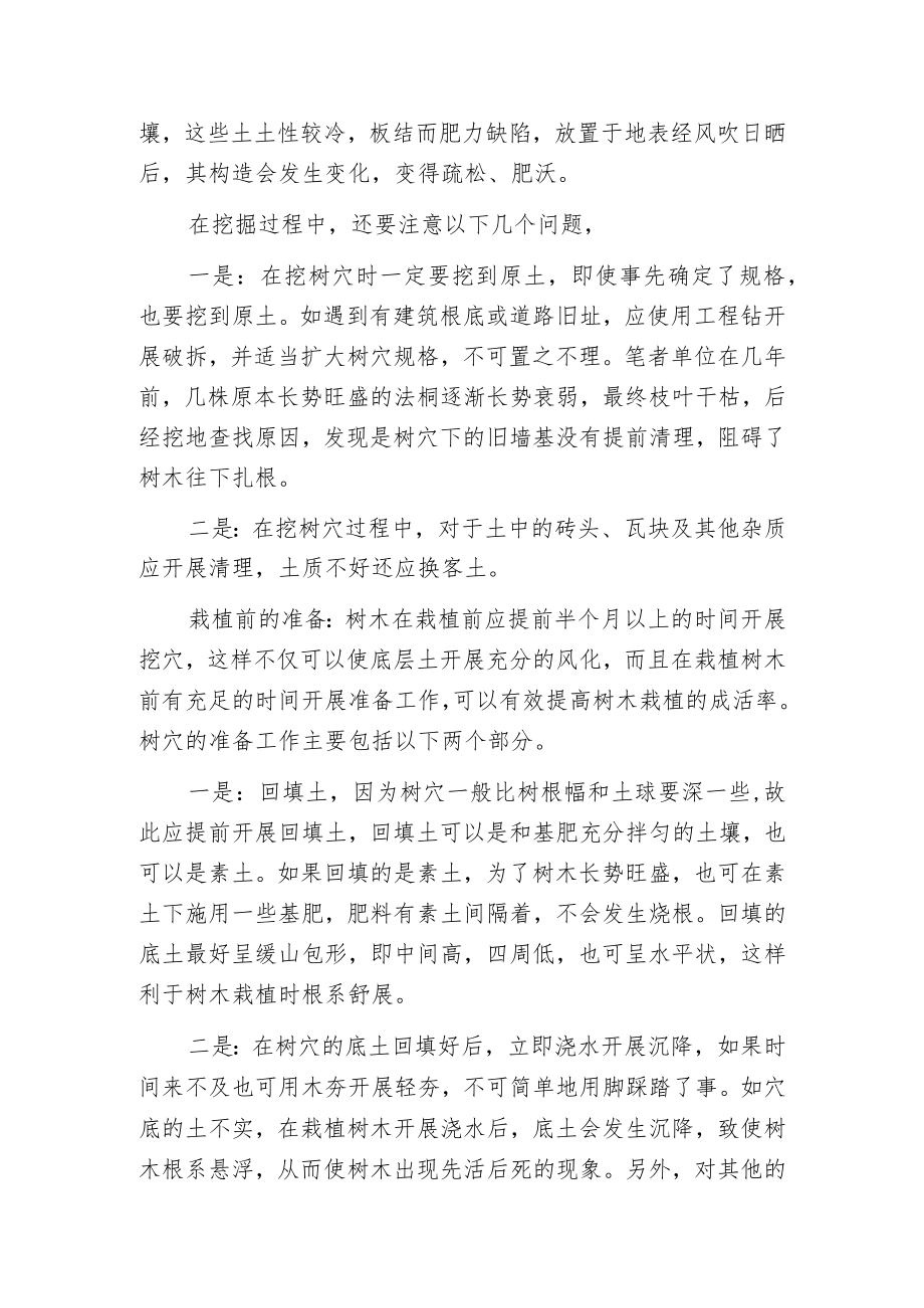 挖好树穴保成活.docx_第2页