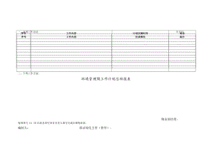 环境管理周工作报表 环境管理月工作计划表 消杀服务月计划表 物业保洁表格模板.docx