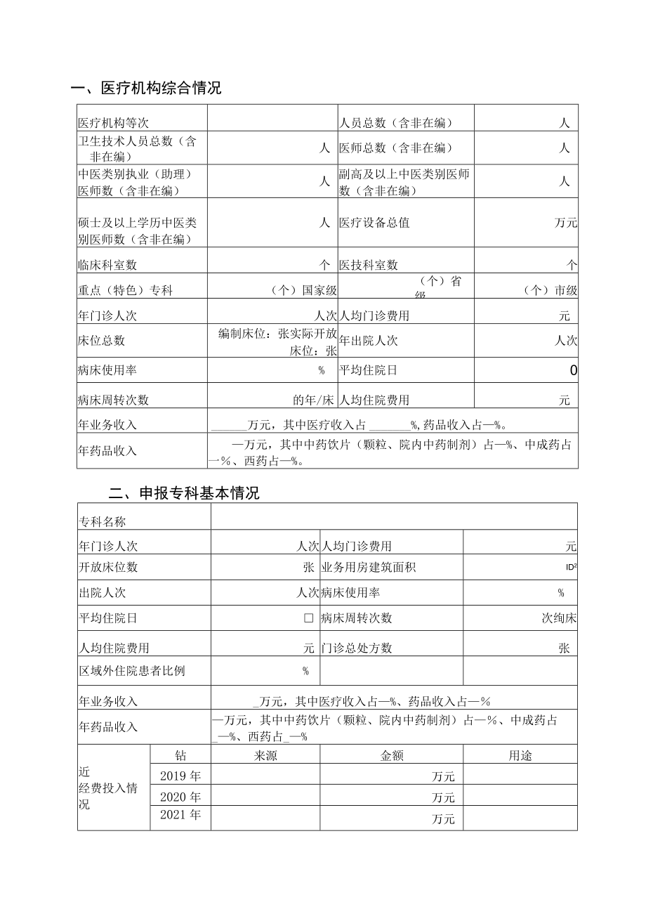 市级中医重点（特色）专科申报书.docx_第2页
