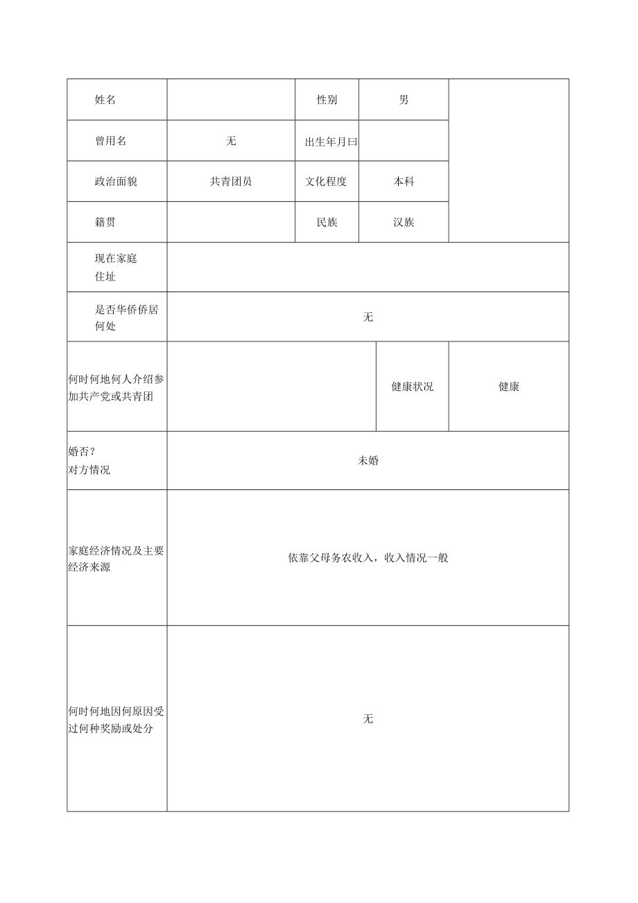毕业生登记表模板.docx_第3页