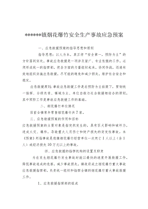烟花爆竹安全生产应急救援预案.docx