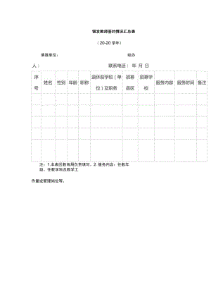 银发教师签约情况汇总表.docx