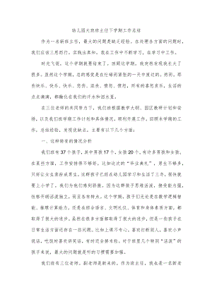 幼儿园大班班主任下学期工作总结.docx