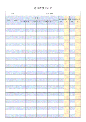 成绩登记表.docx