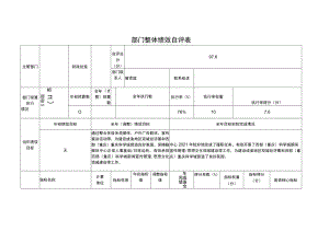 部门整体绩效自评表.docx