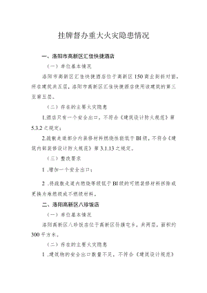 挂牌督办重大火灾隐患情况.docx