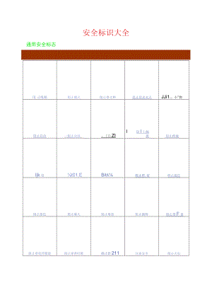 安全常用标志大全--通用标志（22页）.docx