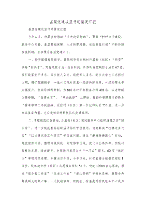 基层党建攻坚行动情况汇报.docx