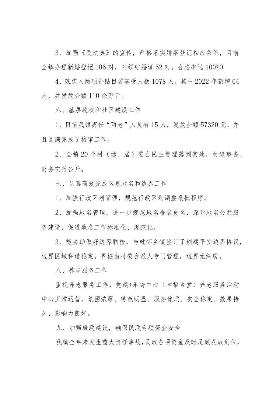 XX镇2022年民政工作总结.docx_第3页