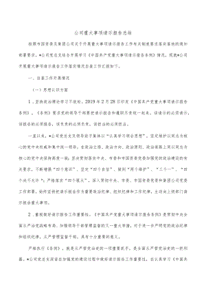 公司重大事项请示报告总结.docx