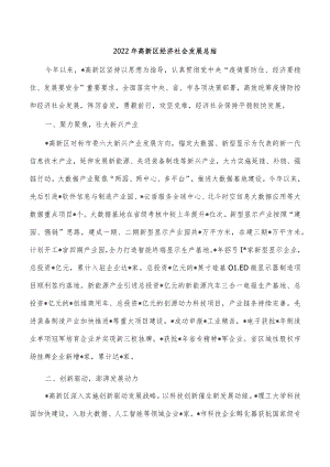 2022年高新区经济社会发展总结.docx