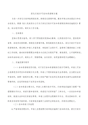 深化行政许可告知承诺制方案.docx
