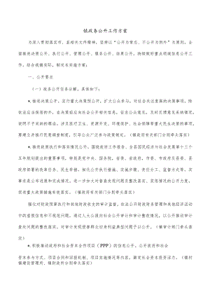 镇政务公开工作方案.docx