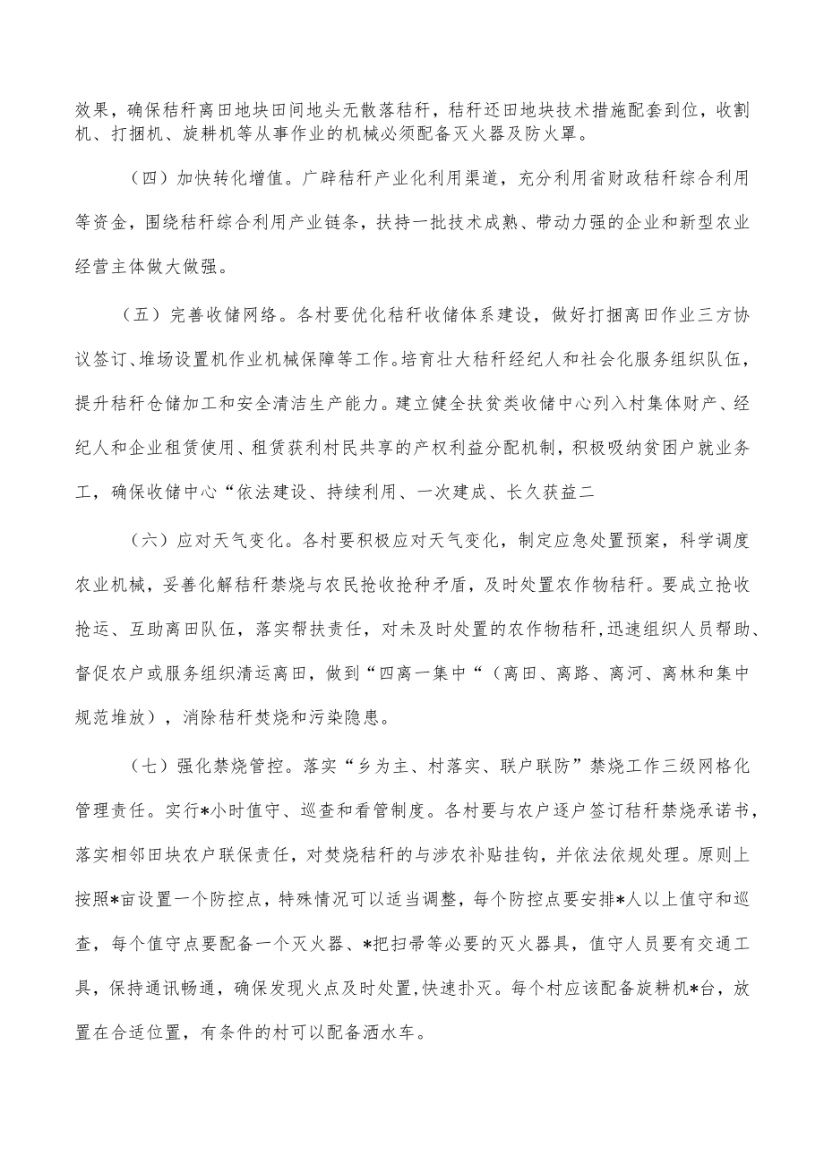 乡镇秸秆禁烧综合利用方案.docx_第2页