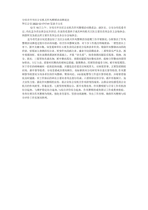分局召开全区公安机关作风整顿活动推进会.docx