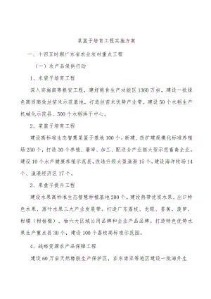 菜篮子培育工程实施方案.docx