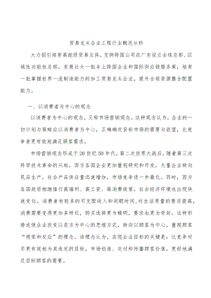 贸易龙头企业工程行业概况分析.docx