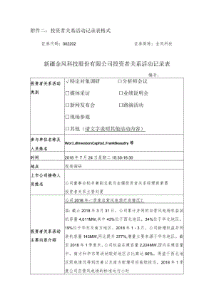 附件二：投资者关系活动记录表格式.docx
