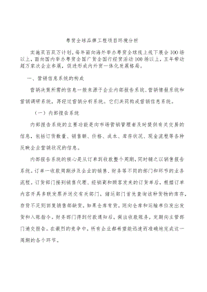 粤贸全球品牌工程项目环境分析.docx