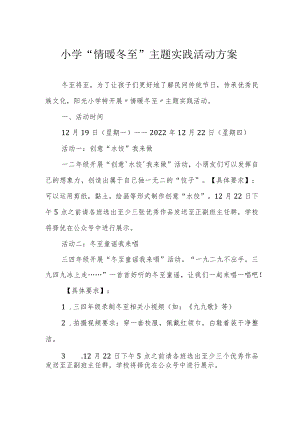 小学“情暖冬至”主题实践活动方案.docx