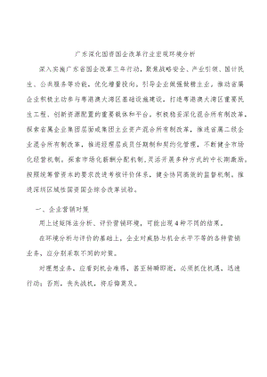 广东深化国资国企改革行业宏观环境分析.docx