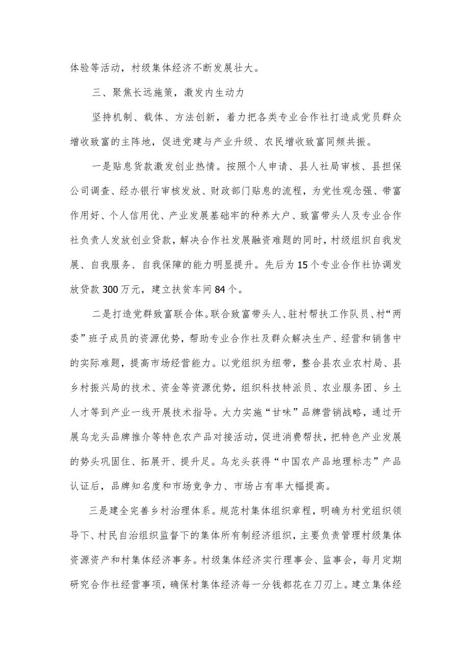 农村集体经济发展经验发言材料供借鉴.docx_第3页