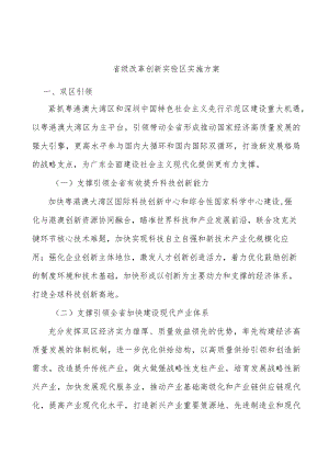 省级改革创新实验区实施方案.docx