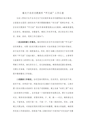 镇关于农村问题厕所“歼灭战”工作汇报.docx