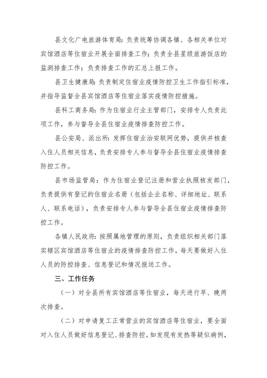 宾馆酒店等住宿业疫情排查防控工作方案.docx_第2页