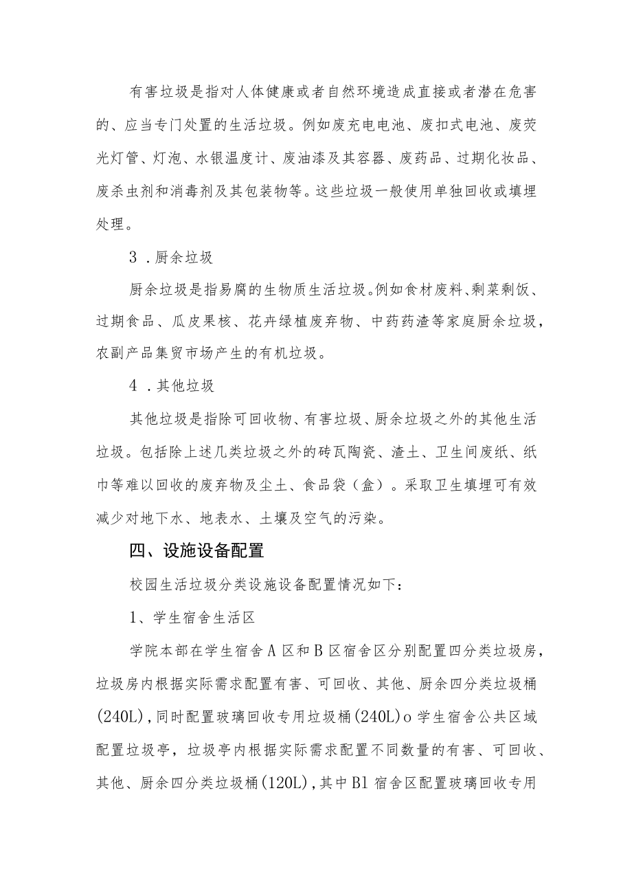 学院生活垃圾分类管理办法.docx_第2页