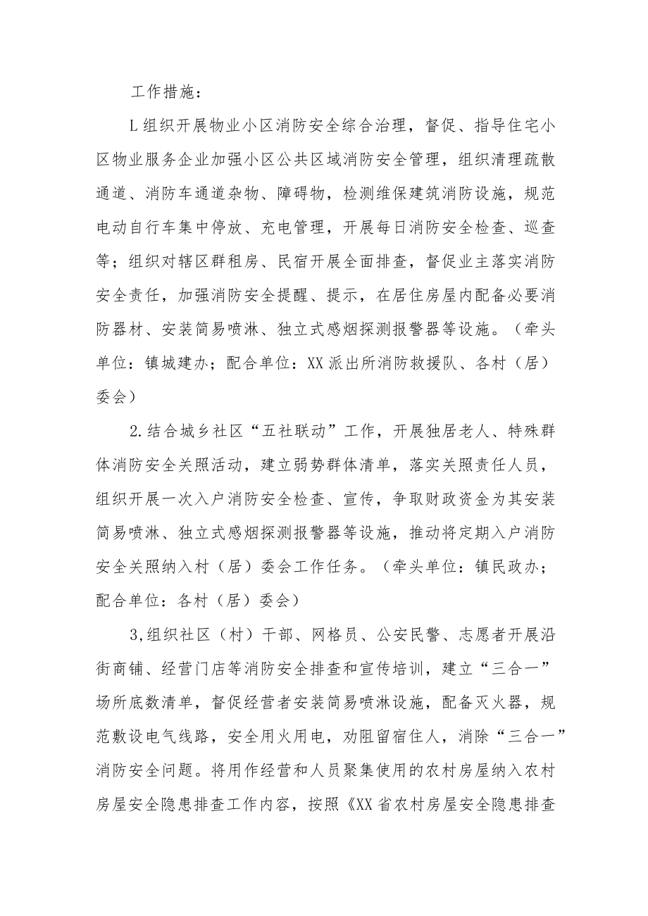 全镇“控小火、防大火、守底线”夏季消防安全集中行动工作方案.docx_第2页