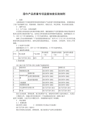 湿巾产品质量专项监督抽查实施细则.docx