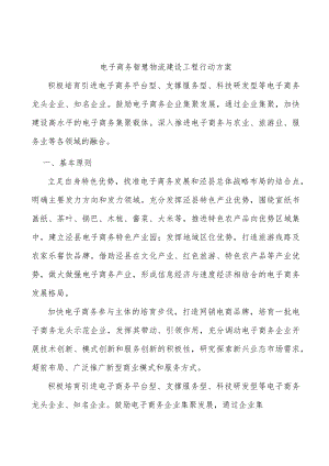 电子商务智慧物流建设工程行动方案.docx