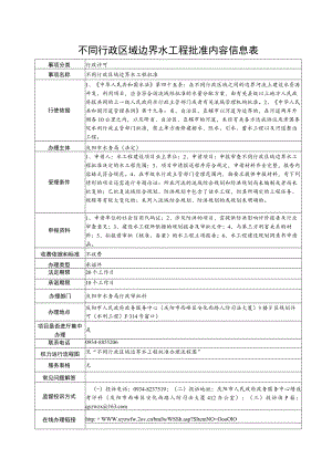 甘肃庆阳不同行政区域边界水工程批准信息表及流程图.docx