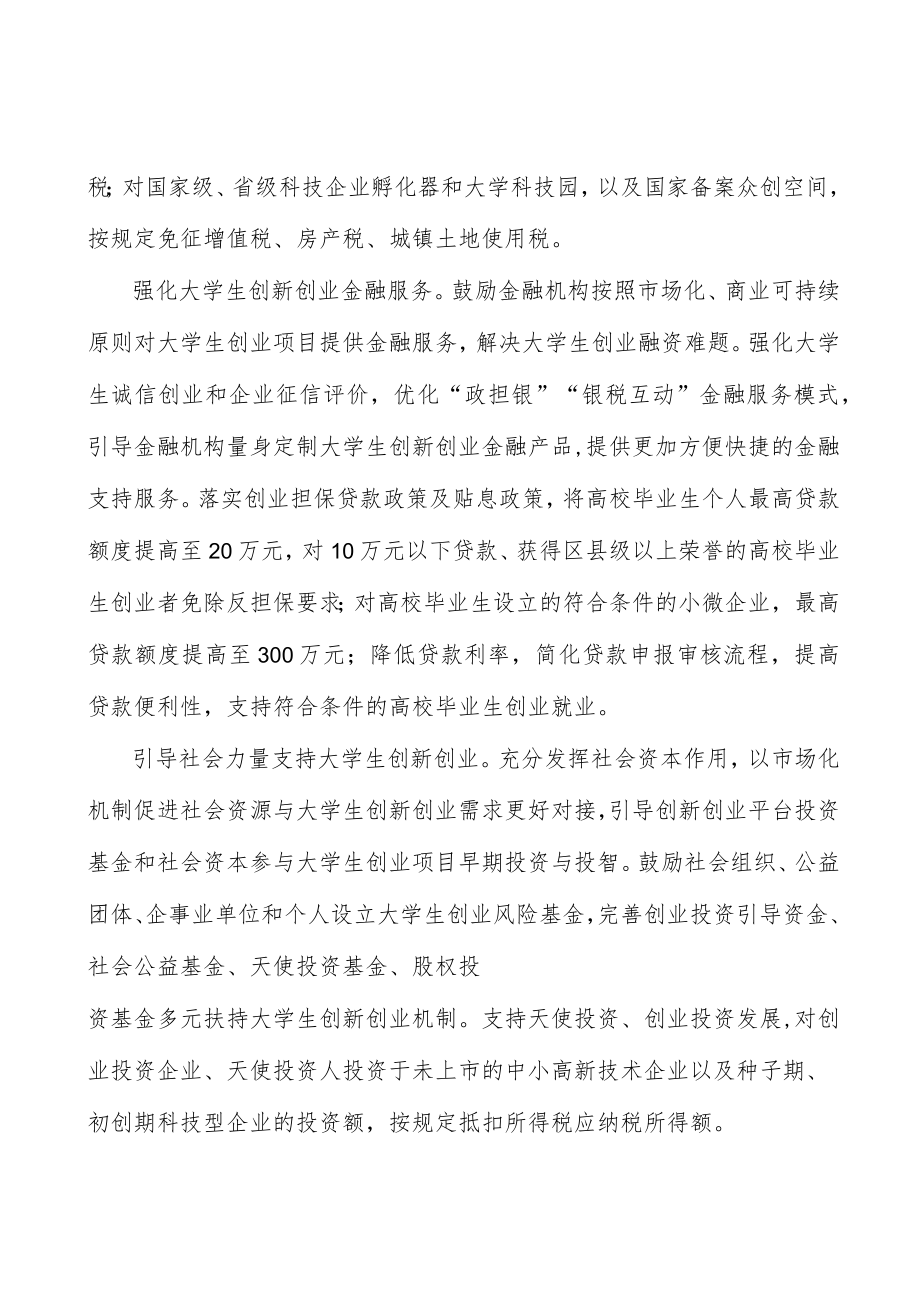 落实大学生创新创业保障政策行动计划.docx_第2页