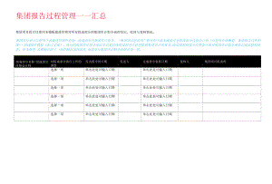 集团报告过程管理——汇总.docx