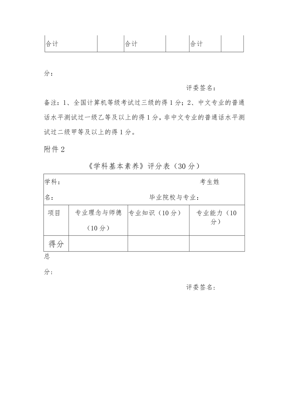 附件1综合素质》评分表(10分).docx_第2页