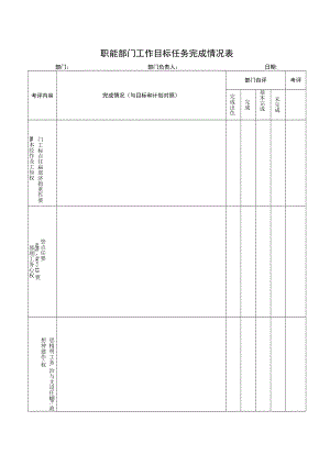 职能部门工作目标任务完成情况表.docx