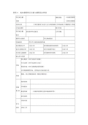 附件1 校本课程科目方案与课程设计样表.docx