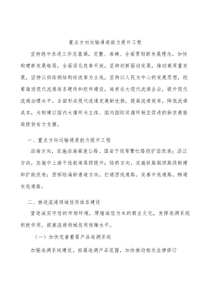 重点方向运输通道能力提升工程.docx