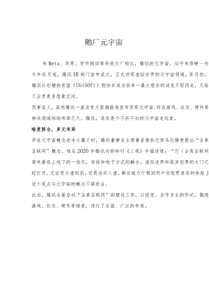 鹅厂元宇宙.docx