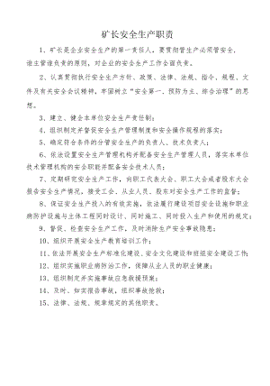 非煤矿山安全生产规章制度.docx